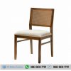 Kursi Cafe Minimalis Jati Steel Chair