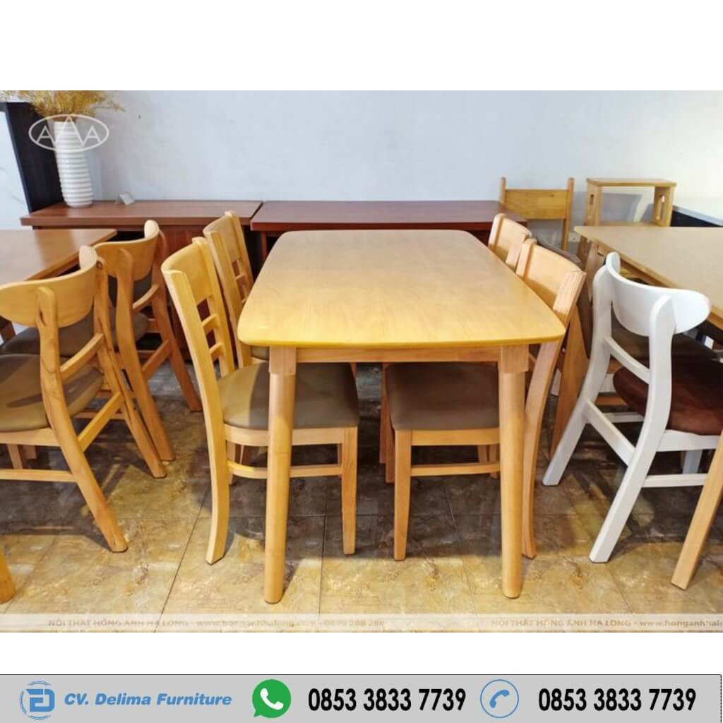 meja makan cafe set kayu jepara kursi cafe jati murah | meja kayu