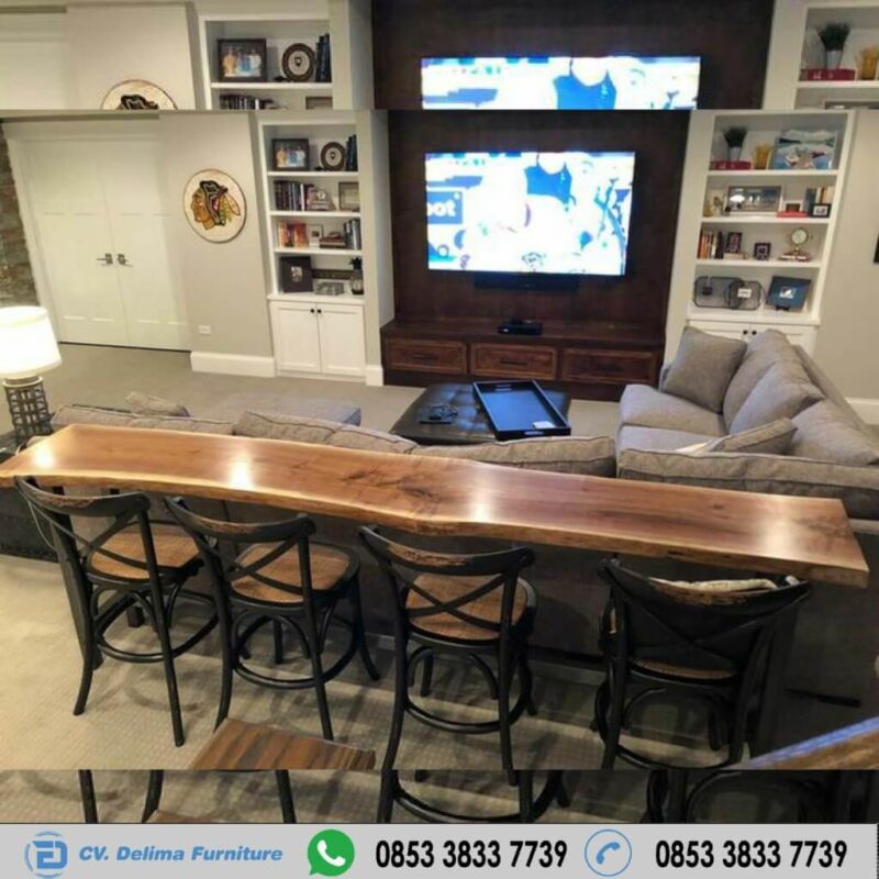 Kursi Cafe Jati Murah | Meja Kayu Trembesi Solid