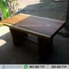 Meja kayu Solid Trembesi Panjang 150 cm