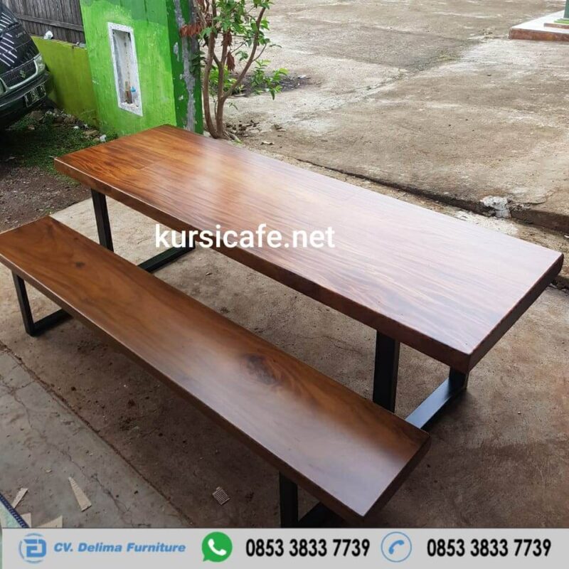 Kursi Cafe Jati Murah | Meja Kayu Trembesi Solid