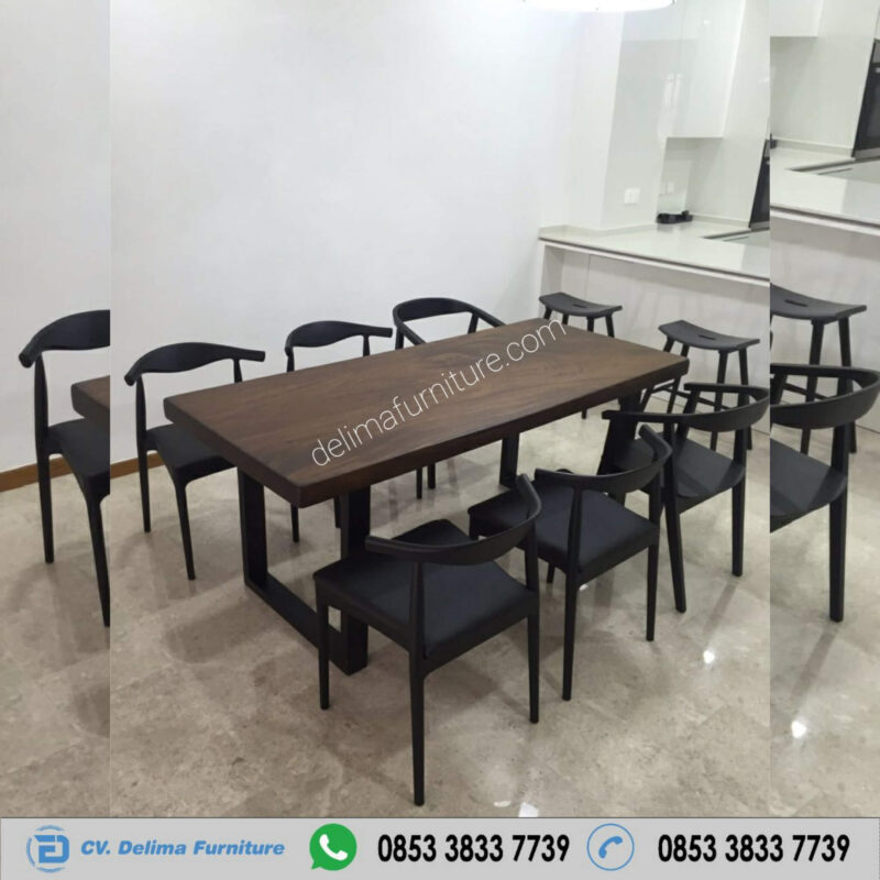 Kursi Cafe Jati Murah | Meja Kayu Trembesi Solid
