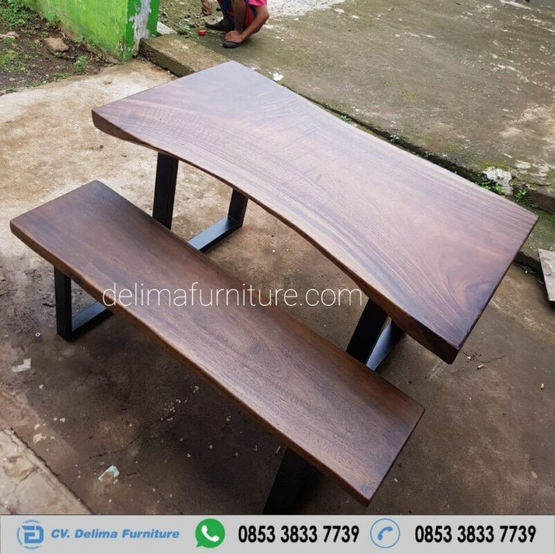 Kursi Cafe Jati Murah | Meja Kayu Trembesi Solid