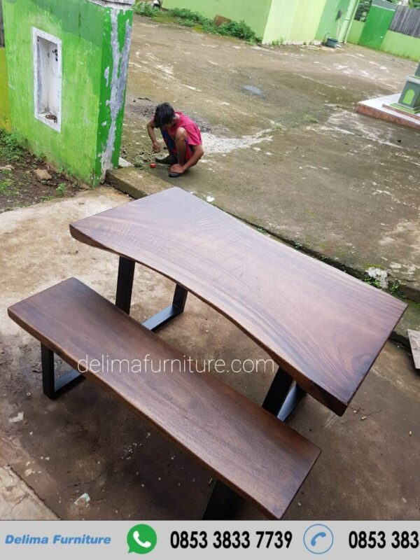 Kursi Cafe Jati Murah | Meja Kayu Trembesi Solid