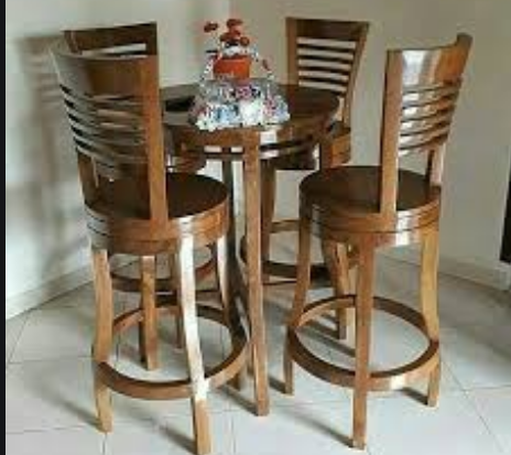 kursi café kayu jati