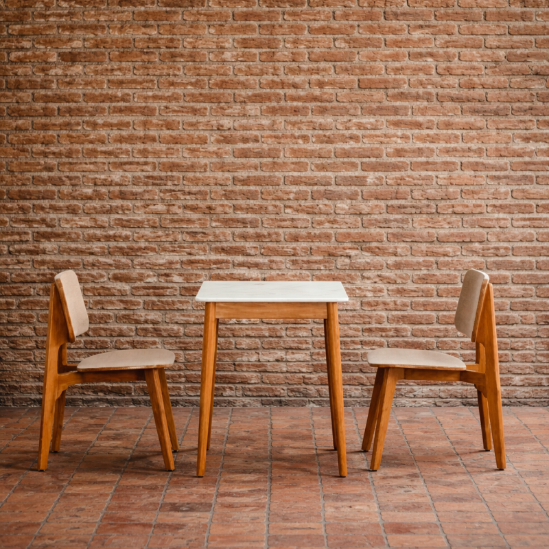 Kursi Cafe Jati Murah | Meja Kayu Trembesi Solid