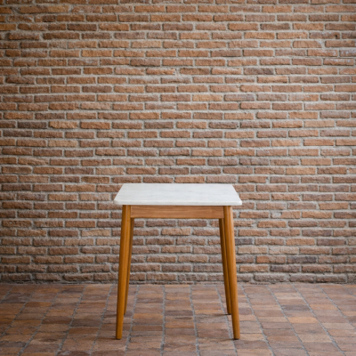 Model Meja Cafe Top Marmer 2 Kursi Kayu Jati