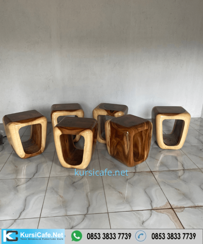 Kursi Cafe Jati Murah | Meja Kayu Trembesi Solid