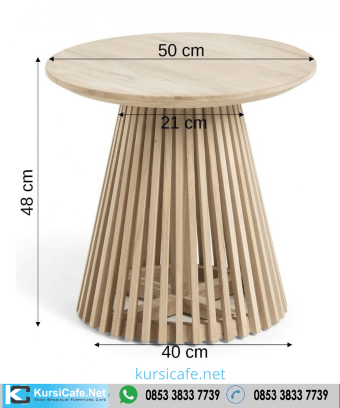 Kursi Cafe Jati Murah | Meja Kayu Trembesi Solid