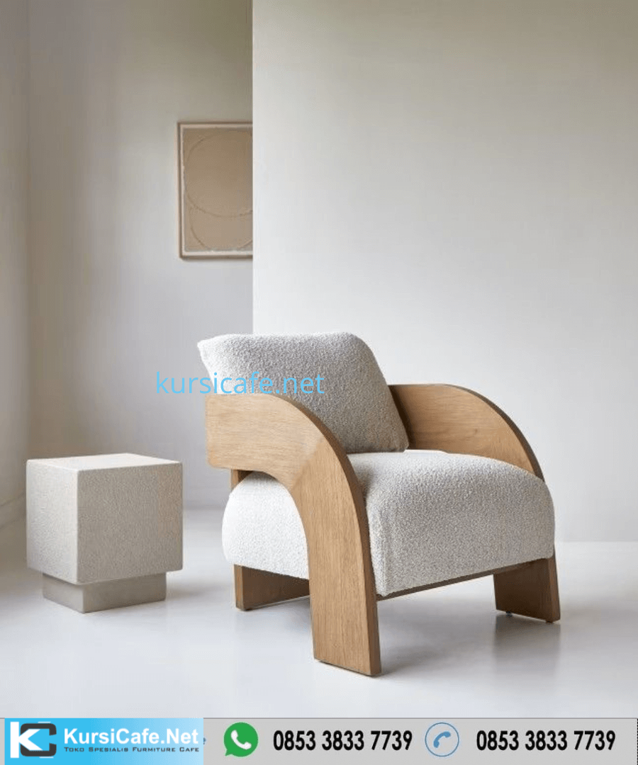 Kursi Sofa Cafe Elegan Modern Moon