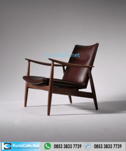 Sofa Cefe Scandinavian Cover Kulit Sintetis