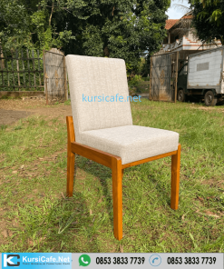 Harga Kursi Cafe Minimalis Kayu Jati Elegan