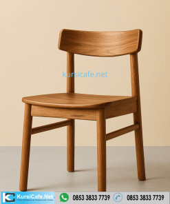 Kursi Cafe Kayu Jati Minimalis Modern