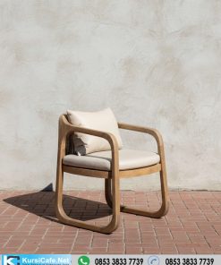 Harga Kursi Cafe Kayu Jati Solid Premium Seri Arched