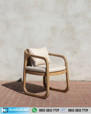 Harga Kursi Cafe Kayu Jati Solid Premium Seri Arched