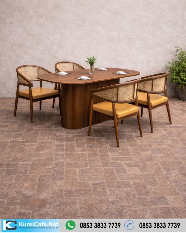 Kursi Cafe Jati Murah | Meja Kayu Trembesi Solid