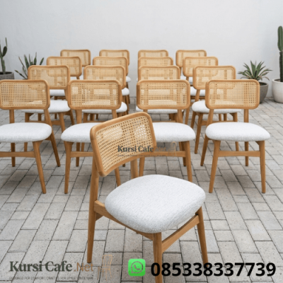 Kursi Cafe Kayu Jati Ropan Japandi