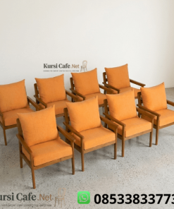 Jual Kursi Lounge Jati Jok Terracotta
